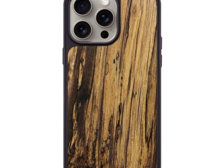 iPhone 15 Pro Max Wood+Resin Phone Case - Enzo (Wood Burl, 669656) For Discount