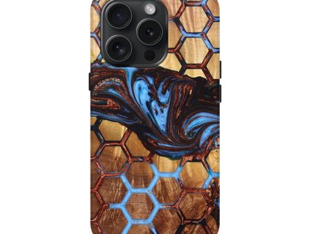 iPhone 15 Pro Wood+Resin Live Edge Phone Case - Ashley (Pattern, 668550) Sale