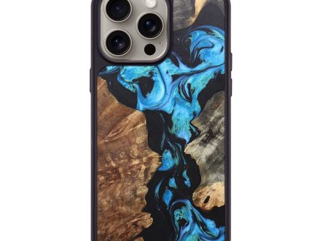 iPhone 15 Pro Max Wood+Resin Phone Case - Randi (Mosaic, 670187) Online