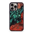 iPhone 15 Pro Max Wood+Resin Phone Case - Sara (Green, 670475) Discount