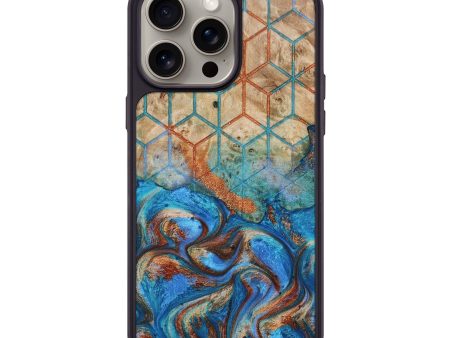 iPhone 15 Pro Max Wood+Resin Phone Case - Gwendolyn (Pattern, 667473) Online now