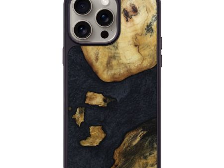 iPhone 15 Pro Max Wood+Resin Phone Case - Nikki (Mosaic, 667421) Online Sale