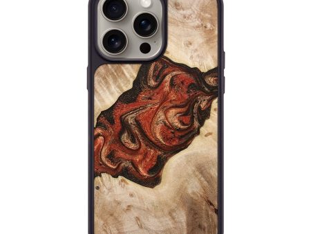 iPhone 15 Pro Max Wood+Resin Phone Case - Rickie (Harvest, 668024) Online now