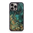 iPhone 15 Pro Max Wood+Resin Phone Case - Sade (Green, 668578) Online Sale