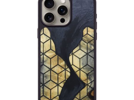 iPhone 15 Pro Max Wood+Resin Phone Case - Darius (Pattern, 671519) Online Hot Sale