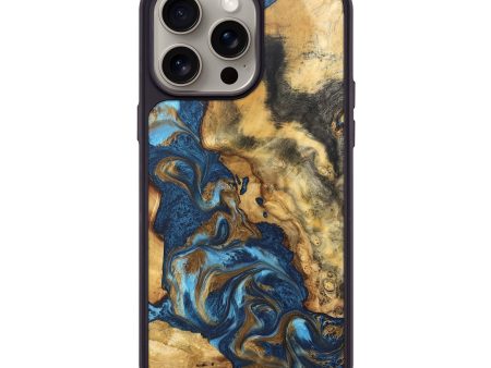 iPhone 15 Pro Max Wood+Resin Phone Case - Steve (Mosaic, 670166) on Sale