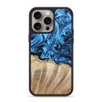 iPhone 15 Pro Max Wood+Resin Phone Case - Braelynn (Blue, 669377) For Discount