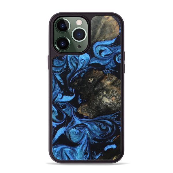 iPhone 13 Pro Max Wood+Resin Phone Case - Rylee (Mosaic, 669324) For Sale