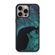 iPhone 15 Pro Max Wood+Resin Phone Case - Emilio (Pure Black, 671559) Fashion