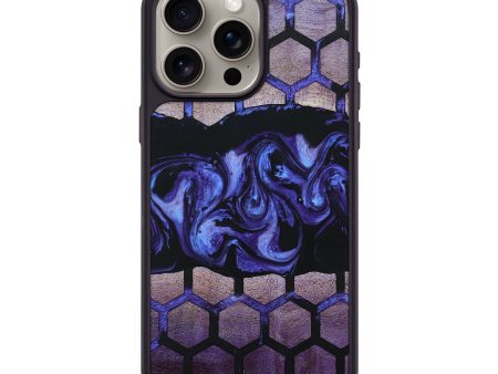 iPhone 15 Pro Max Wood+Resin Phone Case - Tyson (Pattern, 670856) For Discount