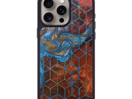 iPhone 15 Pro Max Wood+Resin Phone Case - Jaiden (Pattern, 671522) Online now