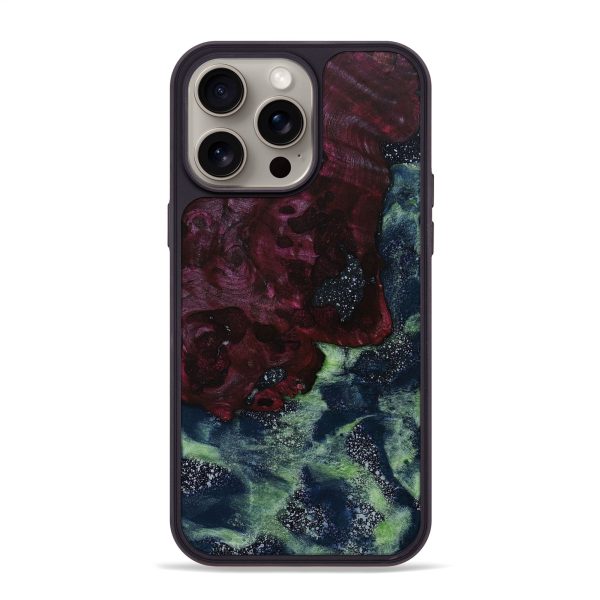 iPhone 15 Pro Max Wood+Resin Phone Case - Alexandra (Cosmos, 667730) Online Hot Sale