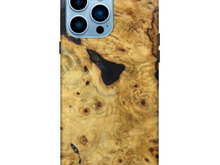 iPhone 14 Pro Max Wood+Resin Live Edge Phone Case - Kaitlyn (Wood Burl, 669253) For Discount