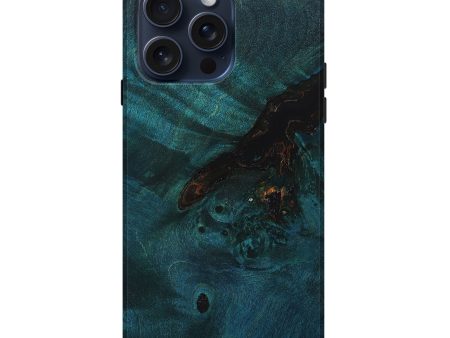 iPhone 15 Pro Max Wood+Resin Live Edge Phone Case - Sonia (Wood Burl, 666938) Supply