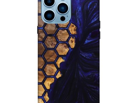 iPhone 14 Pro Max Wood+Resin Live Edge Phone Case - Karissa (Pattern, 670719) Hot on Sale