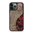 iPhone 13 Pro Max Wood+Resin Phone Case - Cierra (Red, 667795) For Cheap