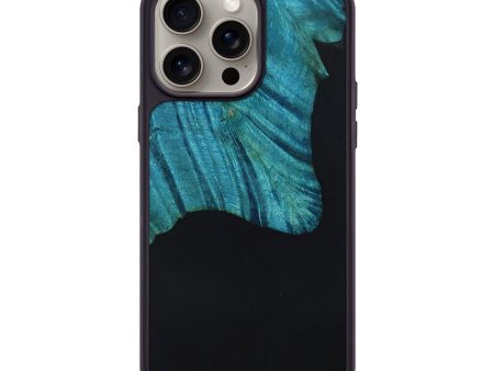 iPhone 15 Pro Max Wood+Resin Phone Case - Colin (Pure Black, 670404) Hot on Sale