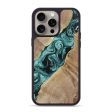 iPhone 15 Pro Max Wood+Resin Phone Case - Jameson (Green, 669946) Online Hot Sale