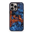 iPhone 15 Pro Max Wood+Resin Phone Case - Margot (Blue, 669371) Hot on Sale