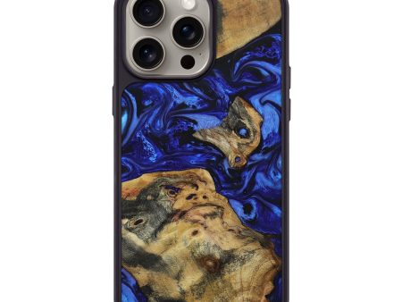 iPhone 15 Pro Max Wood+Resin Phone Case - Braxton (Mosaic, 669910) For Cheap