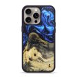 iPhone 15 Pro Max Wood+Resin Phone Case - Clifton (Blue, 668499) Fashion