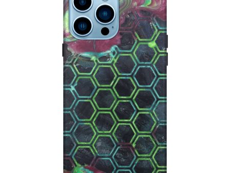 iPhone 14 Pro Max Wood+Resin Live Edge Phone Case - Myrtle (Pattern, 671369) Supply