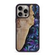 iPhone 15 Pro Max Wood+Resin Phone Case - Mildred (Purple, 667498) Online now