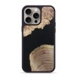 iPhone 15 Pro Max Wood+Resin Phone Case - William (Pure Black, 670384) on Sale