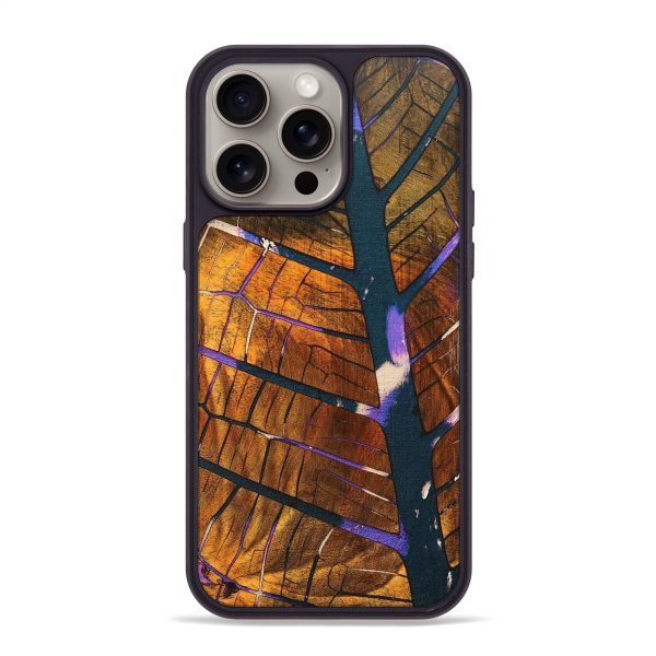 iPhone 15 Pro Max Wood+Resin Phone Case - Rodney (Harvest, 667939) For Sale