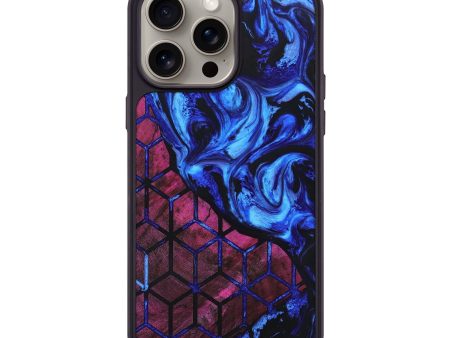 iPhone 15 Pro Max Wood+Resin Phone Case - Archer (Pattern, 669861) on Sale