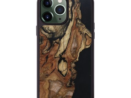 iPhone 13 Pro Max Wood+Resin Phone Case - Derek (Wood Burl, 670356) For Discount