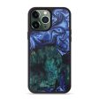 iPhone 13 Pro Max Wood+Resin Phone Case - Jermaine (Blue, 671631) For Discount