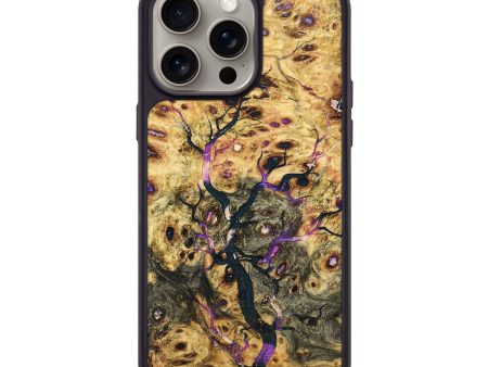 iPhone 15 Pro Max Wood+Resin Phone Case - Erma (Harvest, 667951) Online now