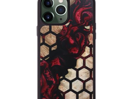 iPhone 13 Pro Max Wood+Resin Phone Case - Yahir (Pattern, 670628) For Sale