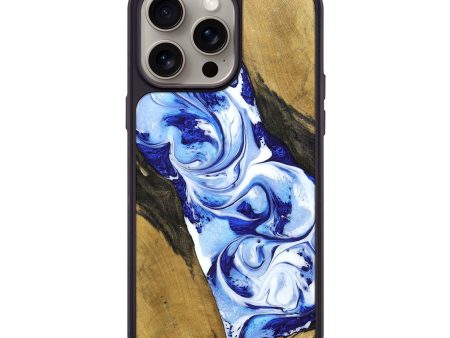 iPhone 15 Pro Max Wood+Resin Phone Case - Lilith (Mosaic, 669918) For Discount