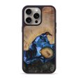 iPhone 15 Pro Max Wood+Resin Phone Case - Mya (Mosaic, 666767) Discount