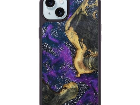 iPhone 15 Plus Wood+Resin Phone Case - Alaina (Cosmos, 667741) Supply