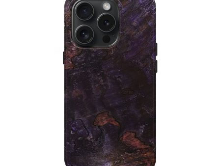 iPhone 15 Pro Wood+Resin Live Edge Phone Case - Aniya (Wood Burl, 670010) Sale