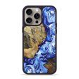 iPhone 15 Pro Max Wood+Resin Phone Case - Bret (Blue, 669721) Online