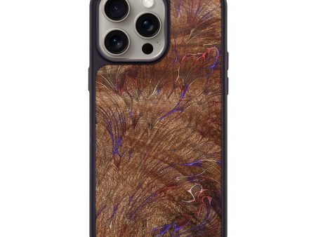 iPhone 15 Pro Max Wood+Resin Phone Case - Pauline (Harvest, 667976) Fashion