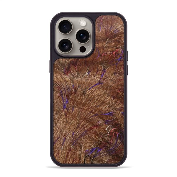 iPhone 15 Pro Max Wood+Resin Phone Case - Pauline (Harvest, 667976) Fashion