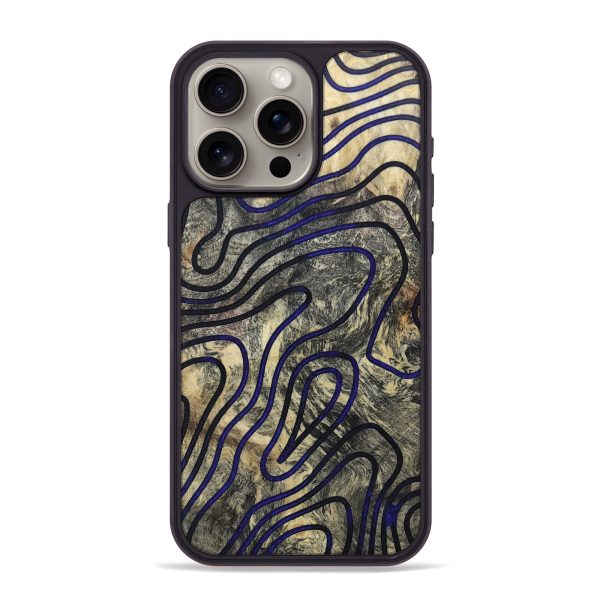 iPhone 15 Pro Max Wood+Resin Phone Case - Luciana (Pattern, 670862) Online Sale