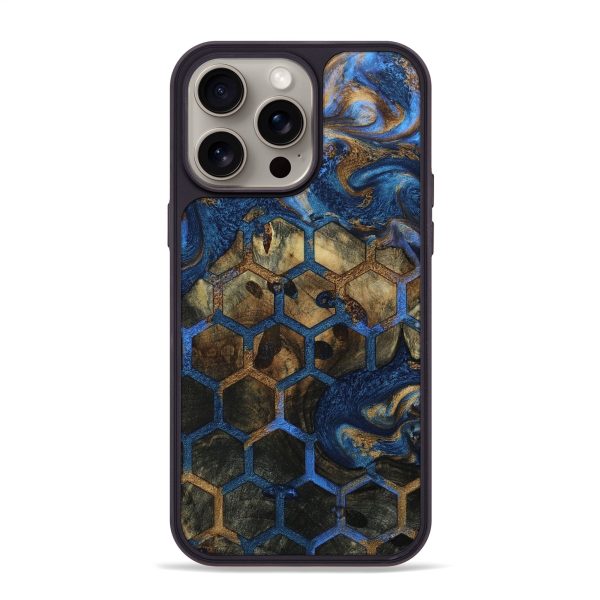 iPhone 15 Pro Max Wood+Resin Phone Case - Kailani (Pattern, 667477) For Sale