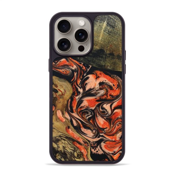 iPhone 15 Pro Max Wood+Resin Phone Case - Bryanna (Harvest, 668023) Discount