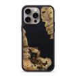 iPhone 15 Pro Max Wood+Resin Phone Case - Lennox (Pure Black, 669835) Discount