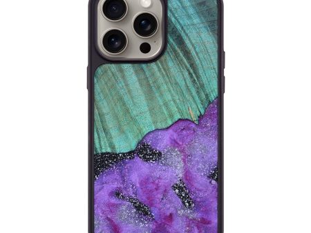 iPhone 15 Pro Max Wood+Resin Phone Case - Walter (Cosmos, 669354) Sale