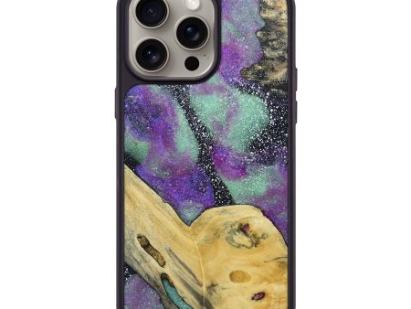 iPhone 15 Pro Max Wood+Resin Phone Case - Asia (Cosmos, 670200) Online now