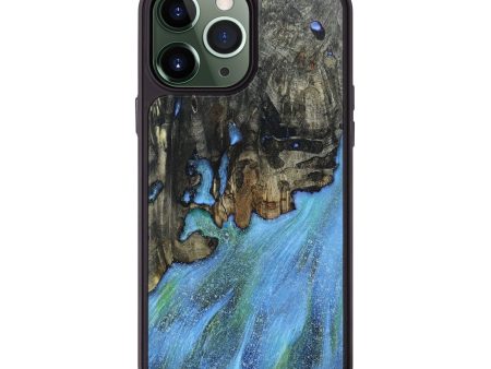 iPhone 13 Pro Max Wood+Resin Phone Case - Celeste (Cosmos, 669665) Online now