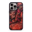 iPhone 15 Pro Max Wood+Resin Phone Case - Danny (Red, 671093) Supply