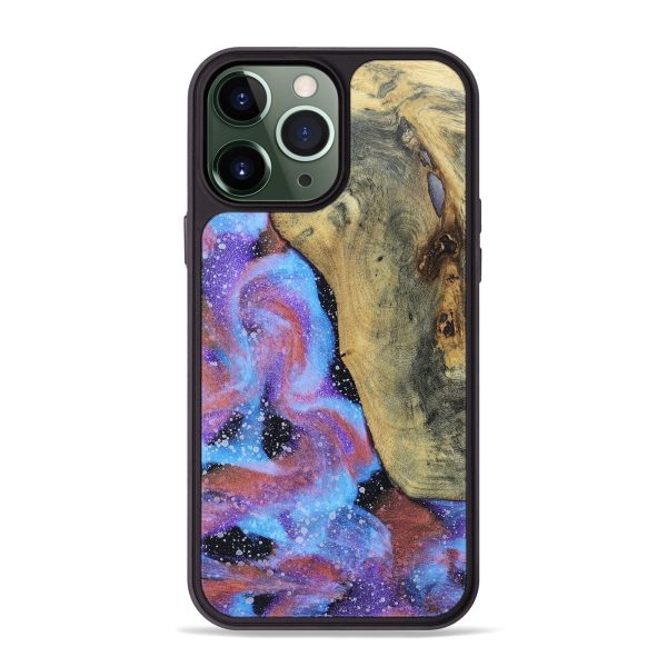 iPhone 13 Pro Max Wood+Resin Phone Case - Sean (Cosmos, 670923) For Cheap